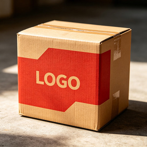 Scatola di Cartone Ondulato Personalizzata con Logo Stampato, Impermeabile, Resistente, Riciclabile, per Spedizioni e Imballaggi - Product Image 1