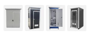 Cabine de douche et de toilettes portable extérieure compacte et moderne à installation rapide avec panneau sandwich <span class=keywords><strong>pour</strong></span> utilisation en parc - Product Image 5