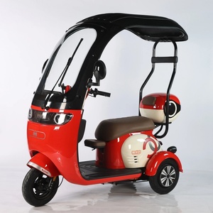 Hot Selling 48V 20Ah Carbon Steel Electric Tricycle 3-Wheel Scooter 600W <b>Power</b> for Passenger - Product Image 6