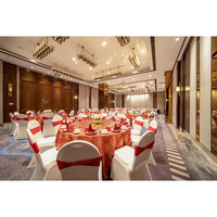 Ensembles de meubles modernes pour restaurant chinois-Chaises et tables à manger rondes et contemporaines