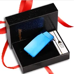 USB Fashion Rechargeable Carved Double ARC Electronic Cigarette Windproof Electronic Lighter