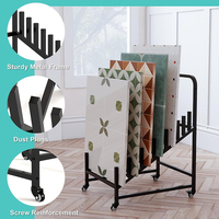 Étagère en pierre personnalisable Mingtang, support en céramique, présentoir pour carrelage, utilisé en salle d'exposition de carrelage