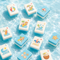 Tuiles de Mahjong Flottantes Personnalisées en EVA – Jeu de Mahjong Américain Chic pour Vacances et Loisirs