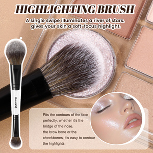 MAANGE Professionnel, sur mesure, OEM&ODM, 3 <span class=keywords><strong>pinceaux</strong></span> de maquillage double embout, ensemble de <span class=keywords><strong>pinceaux</strong></span> de maquillage professionnels pour le visage - Product Image 3
