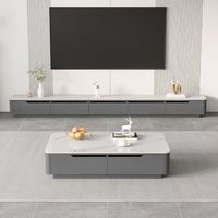 Meuble TV moderne en panneaux de granit, meuble de rangement luxueux, meuble TV compact pour salon et chambre, nouveau modèle