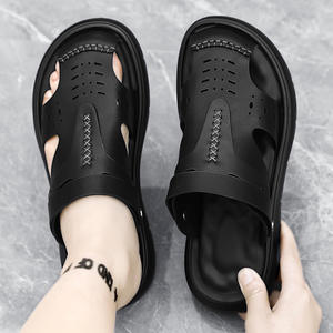 รองเท้าแตะผู้ชายแบบเรียบง่าย รองเท้าแตะผู้ชายยอดนิยม รองเท้าแตะผู้ชายน้ำหนักเบาและราคาไม่แพง รองเท้าแตะแบบสวม - Product Image 3