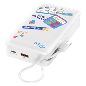 Joko 2025 tendencias innadoras 20000mAh ชาร์จเร็<span class=keywords><strong>ว</strong></span>แบตเตอรี่สำรองพร้อมสาย Type-C รองรับ <span class=keywords><strong>VOOC</strong></span> สำหรับเอาต์พุต20W กลางแจ้ง - Product Image 2