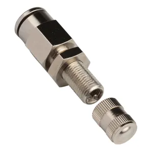 <span class=keywords><strong>Valve</strong></span> Schrader à <span class=keywords><strong>gonflage</strong></span> pneumatique <span class=keywords><strong>de</strong></span> 6 mm avec raccord à pousser - Product Image 1