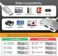 Adaptateur USB C HDMI 4K MT-VIKI 3 en 1 HDMI + USB 3.0