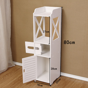 Support <span class=keywords><strong>de</strong></span> papier toilette moderne à double niveau en PVC, <span class=keywords><strong>meuble</strong></span> <span class=keywords><strong>de</strong></span> <span class=keywords><strong>rangement</strong></span> sur pied, solution pratique pour petite <span class=keywords><strong>salle</strong></span> <span class=keywords><strong>de</strong></span> <span class=keywords><strong>bain</strong></span>, porte-rouleau pratique - Product Image 5