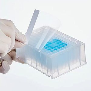 ฟิล์มปิดผนึกเพลท PCR 96 หลุม แบบใส ติดด้วยตัวเอง ขนาด 130x80 มม. สำหรับใช้ในห้องปฏิบัติการ - Product Image 6