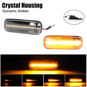 ไฟ LED แสดงสถานะด้านข้างแบบไดนามิก2ชิ้นสำหรับไฟ Honda Civic EK Legend KA8 HR-V CR-V แอคคอร์ดบัลลาด svigor ไฟเลี้ยวเท่ากัน - Product Image 3