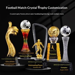 Trofeo <span class=keywords><strong>di</strong></span> Calcio in Resina Sabbiato con Stampa <span class=keywords><strong>a</strong></span> Colori Personalizzata per Premi Torneo Miglior Marcatore - Product Image 3