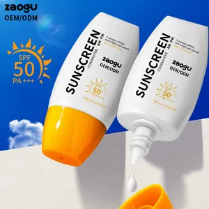 sunscreen tube plastic cream soft lotion tube Face Sunscreen SPF 50 Cream Free Sunscreen with Zinc