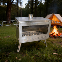 Poêle de camping multifonctionnel en acier inoxydable Luling moderne pour pique-niques, chauffage de tentes et utilisation extérieure – Vente en gros
