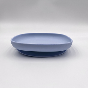 Sevimli Kare Silikon Vakumlu Bebek Tabak Setleri, Yumuşak Kaşık ile, Çocuklar İçin Mikrodalgada Kullanılabilir - Product Image 5