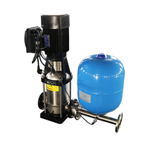 Pompe à eau à vitesse variable verticale, revêtement de surface personnalisé disponible, pompe à pression constante automatique