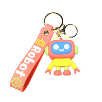 Gantungan Kunci Logam Tiga Dimensi Robot Kartun 2026, Trendi, Populer di Internet, Mainan untuk Tas Sekolah, Mainan Kios Dorong