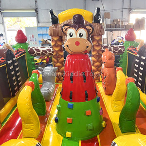 Công viên bơm hơi rừng động vật sân chơi bouncy lâu đài rừng thế giới rừng theo chủ đề trượt bơm hơi - Product Image 4