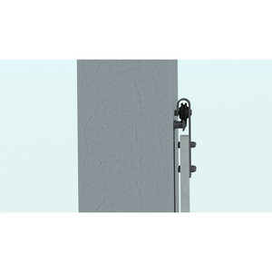 Vilna <b>barn</b> <b>door</b> <b>hardware</b> kit. Soft-close. Choose guide rail length. 2-meter guide rail. - Product Image 3