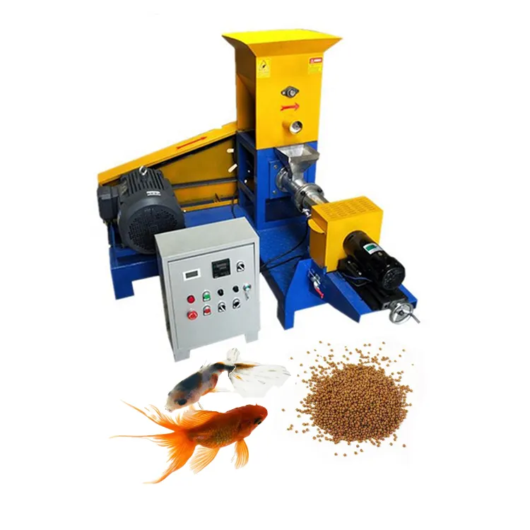 Machine de fabrication d'aliments pour poissons flottants, extrudeuse d'aliments pour poissons fabriquée en chine, équipement de traitement des granulés d'aliments pour poissons, usine