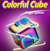 Meilleure Vente : Cube Magique Coloré, Fidget Spinner, Gyroscope Mécanique, Jouet de Décompression EDC pour Enfants et Adultes
