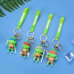 Porte-clés Tortue Mignonne, Porte-clés Créatif et Amusant en Forme de Dessin Animé, Pendentif pour Sac, Petit Cadeau pour Couple, Vente en Gros - Product Image 1