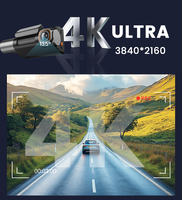 Caméra embarquée 2K 4G avec carte SIM, Wi-Fi, GPS, prise en charge CMSV6, ADAS, BSD, boîte noire de voiture, écran tactile 3 pouces, 4 canaux (avant et arrière)