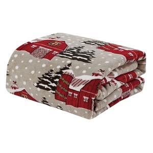 <span class=keywords><strong>Couverture</strong></span> de Noël Imprimée en Flanelle Épaisse pour l'Hiver, Style <span class=keywords><strong>Pull</strong></span> de Noël Idéal pour la Sieste - Product Image 1