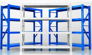 Système de rack d'entrepôt réglable à usage moyen et lourd Supports d'empilage sélectifs Rayonnage de palettes pour dalles multicouches - Product Image 2