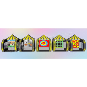 <span class=keywords><strong>2025</strong></span> bán hàng nóng ngoài trời vui <span class=keywords><strong>Inflatable</strong></span> lễ hội trò chơi thể thao tùy chỉnh thương mại rìu ném & bóng rổ Trò chơi bắn súng - Product Image 1