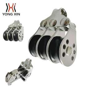 <span class=keywords><strong>Poulie</strong></span> de corde marine en acier inoxydable à trois roues de <span class=keywords><strong>haute</strong></span> qualité <span class=keywords><strong>poulie</strong></span> à coque métallique en plastique mini bloc de <span class=keywords><strong>poulie</strong></span> équipement de cordage - Product Image 1