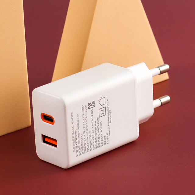 CE KC Certified Type C Cable Fast Charging PPS Charger for 20W 25W 30W Mobile Phones/Watch/Earbuds PD Function