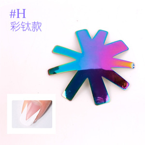 Cutter à <span class=keywords><strong>ongles</strong></span> français en acier inoxydable pour découpe facile de plaques métalliques, outils de conception DIY, modèle de plaque à <span class=keywords><strong>ongles</strong></span> française, outil de découpe pour <span class=keywords><strong>ongles</strong></span> français - Product Image 5
