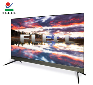 FLECL 50/55/<span class=keywords><strong>65</strong></span> <span class=keywords><strong>pouces</strong></span> écran plat android 2 + 16G mémoire led <span class=keywords><strong>tv</strong></span> modèle sans cadre lcd led <span class=keywords><strong>tv</strong></span> 4k télévision avec <span class=keywords><strong>barre</strong></span> <span class=keywords><strong>de</strong></span> sons haut-parleur - Product Image 1