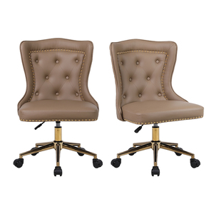 Sedia da Ufficio <span class=keywords><strong>Ergonomica</strong></span> Moderna per <span class=keywords><strong>Scrivania</strong></span> Regolabile in Altezza, con Tessuto in Velluto Ignifugo, Comoda ed Elegante - Product Image 1