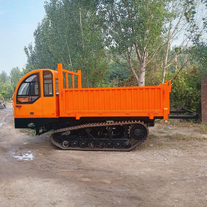 Camion benne chenillé robuste de 8 tonnes pour le transport sur routes montagneuses boueuses - Product Image 1