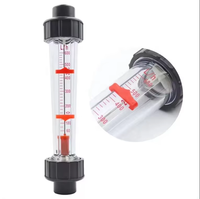 Débitmètre à flotteur en plastique de Rotamètre de type installation en ligne de LZS25-160-1600L/H pour le panneau de débitmètre d'eau/liquide/eau