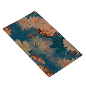 Xiangyun Yarn Tea Mat Waterproof Chinese Zen Style <b>Table</b> <b>Runner</b> Traditional Fabric Tea Ceremony Decor - Product Image 5