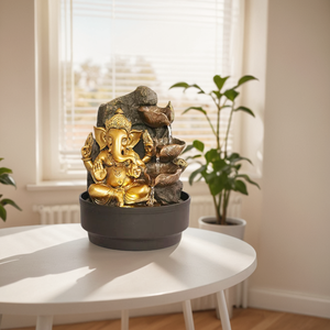 Resina decorazione per la casa croce europa Feng Shui pompa, trasformatore luce a LED per questa fontana da tavolo all'aperto fontana - Product Image 5