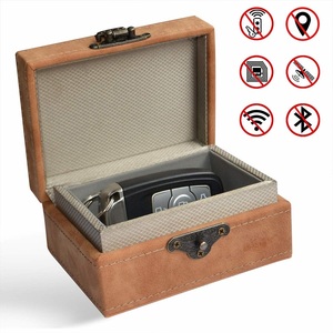 RFID Anti-Vol en Mode Bloc De Téléphone Portable Boîte à Clés De Voiture <span class=keywords><strong>Faraday</strong></span> boîte - Product Image 1