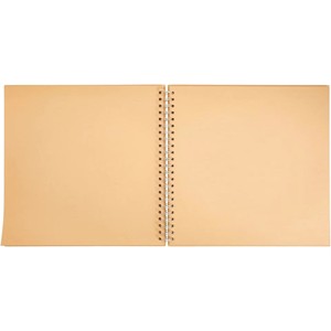 Cuaderno Personalizado de Papel Kraft con Espiral, Diario Retro Marrón en Blanco con Encuadernación de Alambre Metálico, Libro de Dibujo Ecológico para Arte - Product Image 4