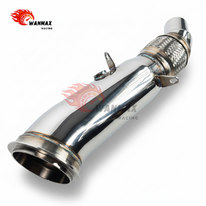 Tubo de Escape Delantero Estilo Trenzado Pulido para <span class=keywords><strong>BMW</strong></span> N20 F20 F22 F30 F32 125i <span class=keywords><strong>220i</strong></span> 320i 328i 420i 428i <span class=keywords><strong>Precio</strong></span> de Fábrica - Product Image 5