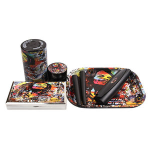 Set per Fumatori Personalizzati AP con Design Esclusivo, Basso MOQ, Grinder, Barattolo, Vassoio per Rollare Tutto <span class=keywords><strong>in</strong></span> Uno, Forniture per Negozi di Fumo - Product Image 6
