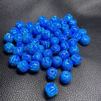 Cylindrique spécial 12x11mm, perles synthétiques OP17 blanc opale de feu, trou de 1mm pour Bracelet DIY