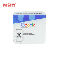 Impression personnalisée NFC Google Business Plaque Avis Acrylic Review NFC Card