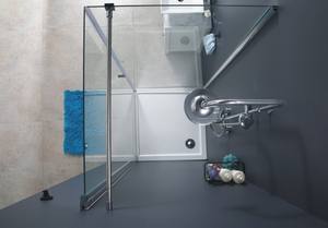 Royo Vente Chaude Toilette Intégrée Salle de Bain <span class=keywords><strong>Cabine</strong></span> de <span class=keywords><strong>Douche</strong></span> en Verre Trempé 6mm - Product Image 3