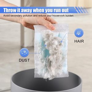 30 pièces de recharges magnétiques jetables pour dépoussiéreur, têtes en microfibre anti-rayures, forte élimination électrostatique de la poussière pour voiture - Product Image 5