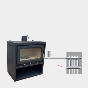 Casserole de chauffage <span class=keywords><strong>à</strong></span> <span class=keywords><strong>cassette</strong></span> pour poêle <span class=keywords><strong>à</strong></span> bois domestique, compatible avec les conduites d'eau, pour cuisson et foyer en bois - Product Image 2