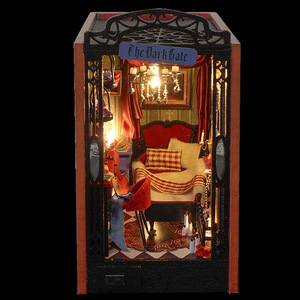 DIY Cabane TL9 Vampire Diaries, Maison de poupée 3D créative en bois <span class=keywords><strong>à</strong></span> assembler soi-même, Meubles, Support de livre, Modèle décoratif, Cadeau - Product Image 3